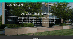Desktop Screenshot of cloverleafofficepark.com