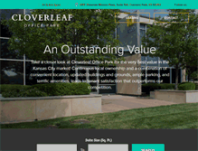 Tablet Screenshot of cloverleafofficepark.com